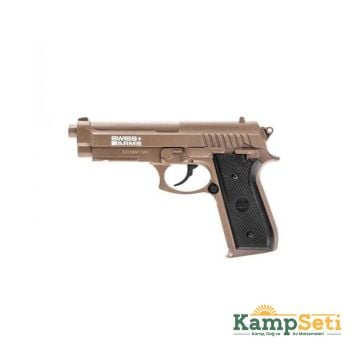 CYBERGUN Swiss Arms PT92 2,11 JM 4,5mm Havalı Tabanca Tan