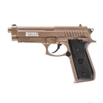 CYBERGUN Swiss Arms PT92 2,11 JM 4,5mm Havalı Tabanca Tan