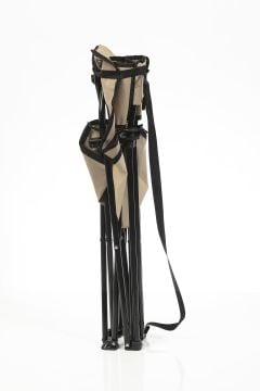 2 Adet KampSeti Katlanır Kamp Sandalyesi-Sırtı Açık Piknik Sandalyesi (Bej)