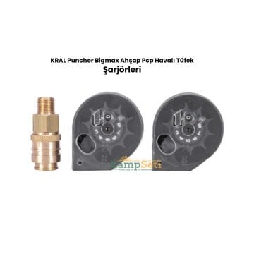 Kral Puncher Bigmax X Pcp Havalı Tüfek Siyah Full Set