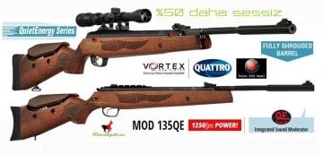 Hatsan Mod 135 VORTEX QE Ağaç Havalı Tüfek 5.5mm