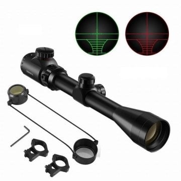 Nikula 3-9X40E Çift Işıklı Zoomlu Tüfek Dürbünü