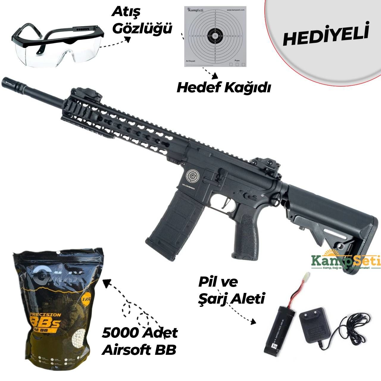Delta Armory Grand Power AR15 KeyMod 10'' Charlie PIL SARJ SET