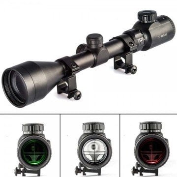 Nikula 3-9X50E Çift Işıklı Zoomlu Tüfek Dürbünü