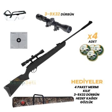Hatsan Mod 125 3-9X32 Dürbün Hediyeli Havalı Tüfek