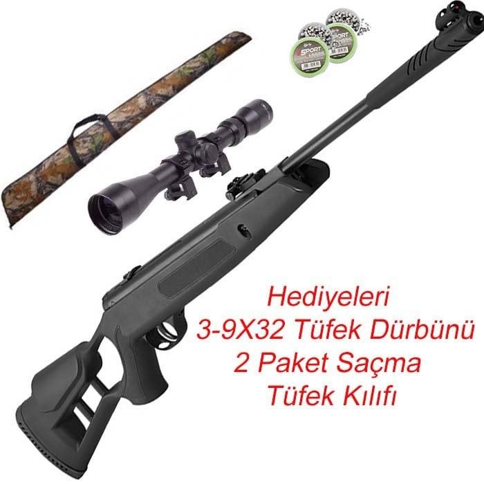 Hatsan Turcar Air Tact 3-9X32 Dürbün Hediyeli Havalı Tüfek