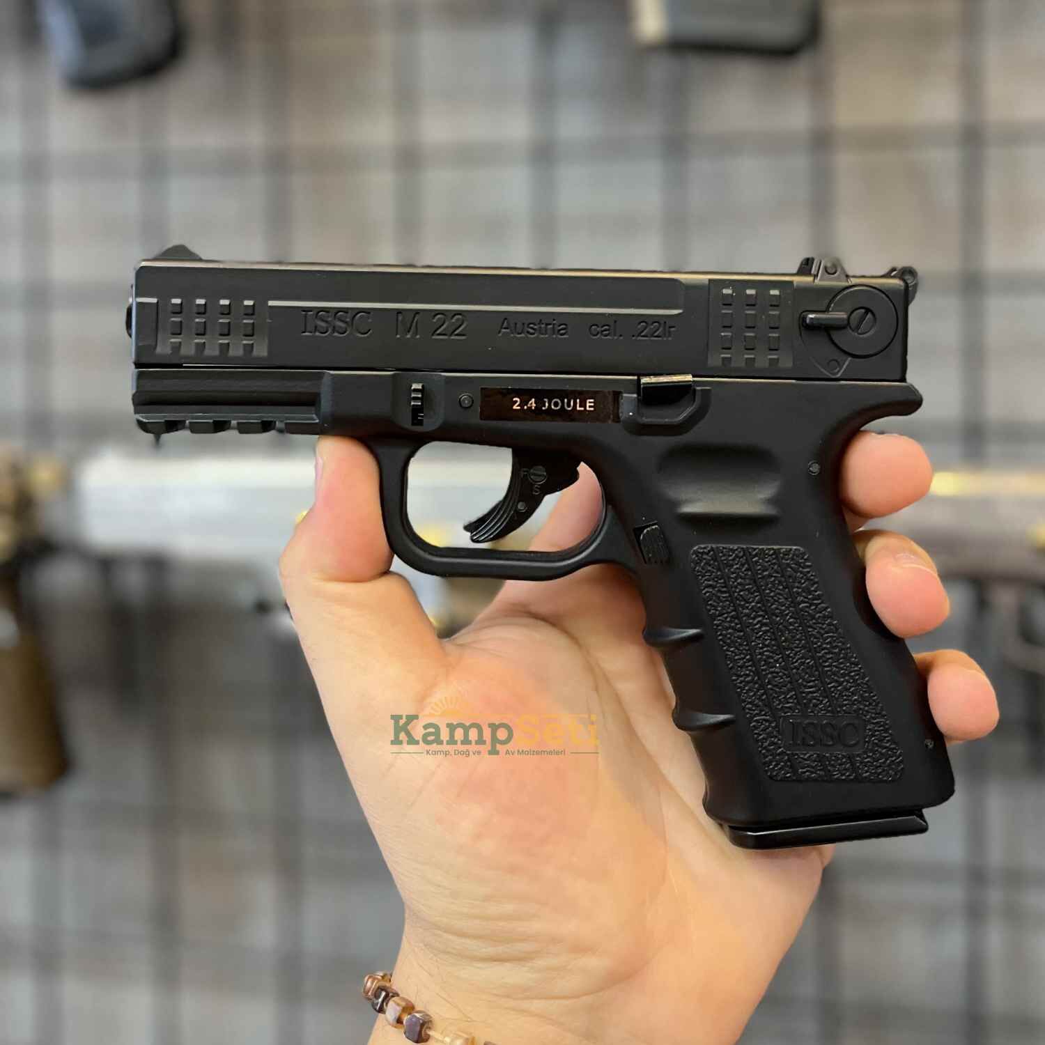 ISSC M22 Havalı Tabanca Blowbackli Siyah