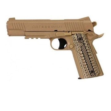 CYBERGUN Colt M45A1 Full Metal Tan Airsoft Tabanca