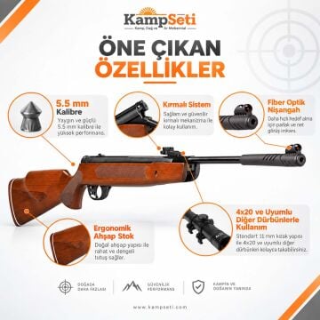 Hatsan Striker 1000X Havalı Tüfek 5.5mm
