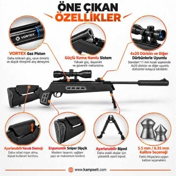 Hatsan Mod 125 Sniper VORTEX Havalı Tüfek