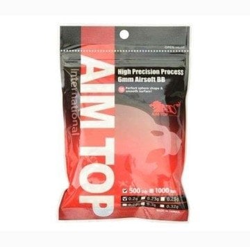 AIMTOP 0.20 gr Airsoft BB 500 Adet