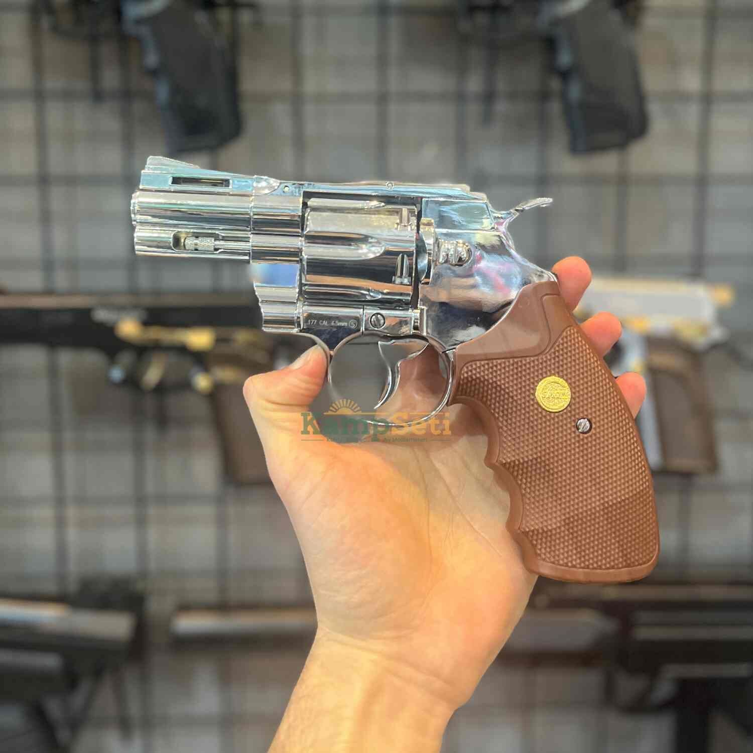 Kwc Phyton 2.5 inç Nikel Havalı Tabanca