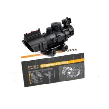 Spike 4X32 Tüfek Dürbünü Kırmızı Işıklı