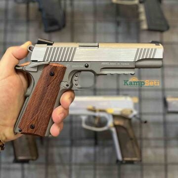 KWC Colt 1911-77 6mm Blowback Airsoft Tabanca Ahşap Kabze
