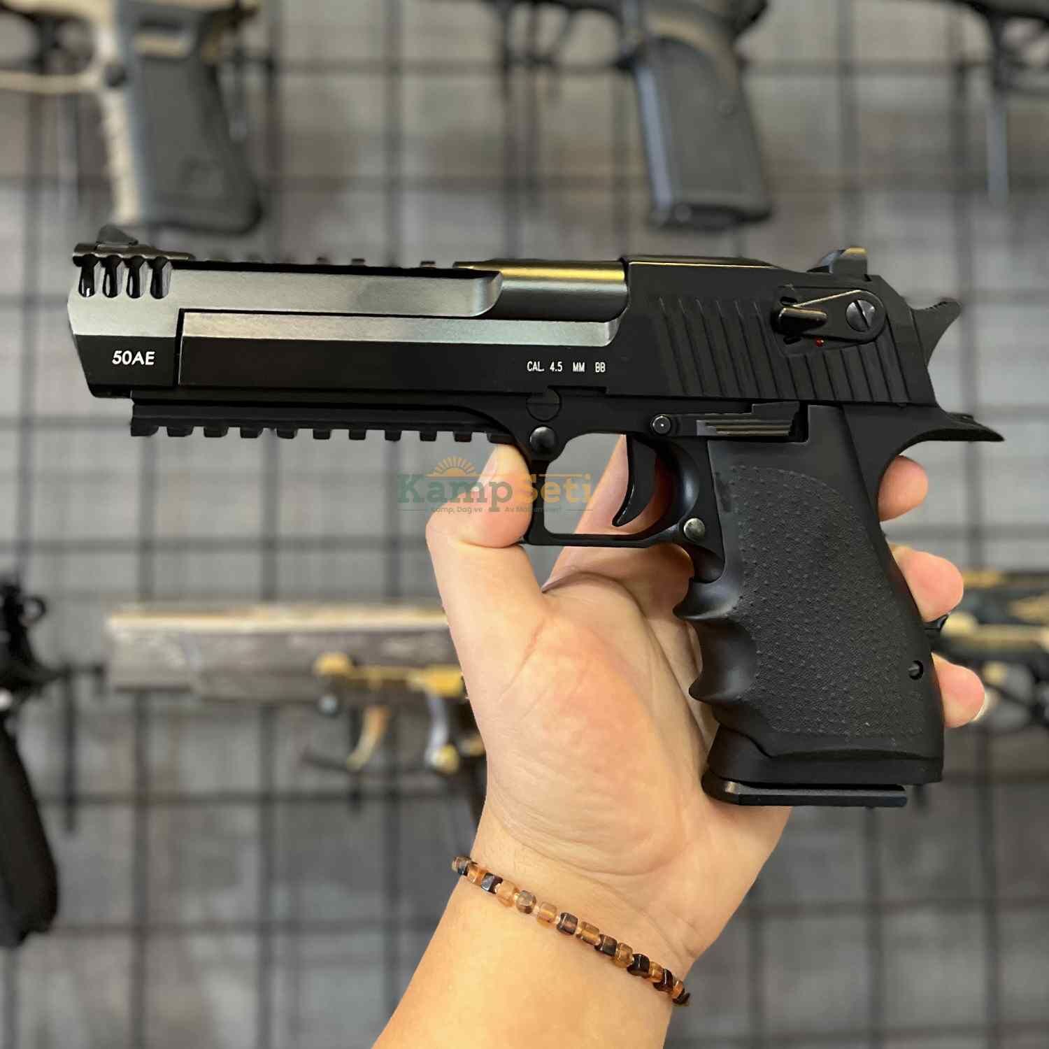 KWC Desert Eagle L6 Blowbackli Seri Atış Havalı Tabanca