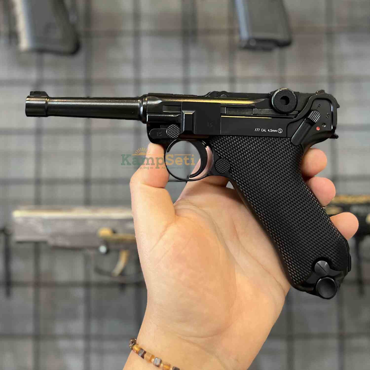 Kwc Luger P08-41 Blowback Havalı Tabanca - Kamp Seti