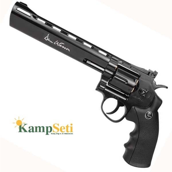 ASG Dan Wesson 8 inç Silver Toplu Havalı Tabanca Siyah