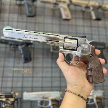 ASG Dan Wesson 8 inç Silver Gri Toplu Havalı Tabanca