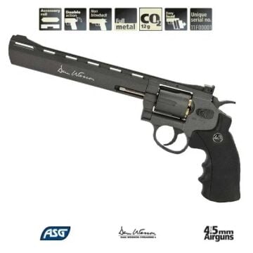 ASG Dan Wesson 8 inç Silver Gri Toplu Havalı Tabanca