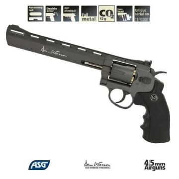 ASG Dan Wesson 8 inç Silver Gri Toplu Havalı Tabanca