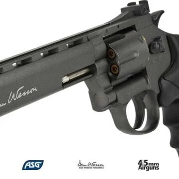 ASG Dan Wesson 8 inç Silver Gri Toplu Havalı Tabanca