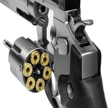 ASG Dan Wesson 4 inç Silver Siyah Toplu Havalı Tabanca