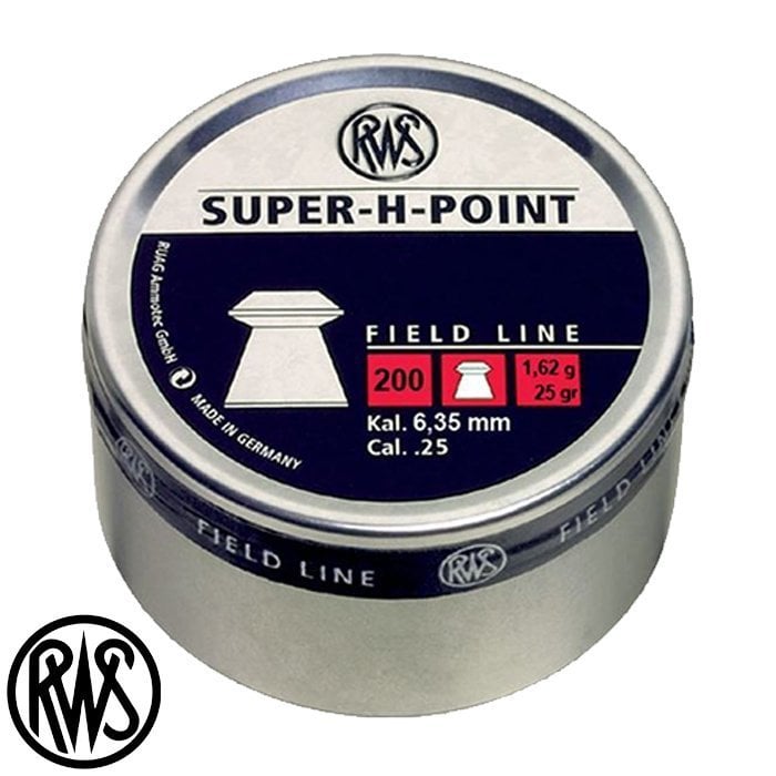 RWS Super-H-Point 6,35M 1,62G Havalı Saçma  200 Adet