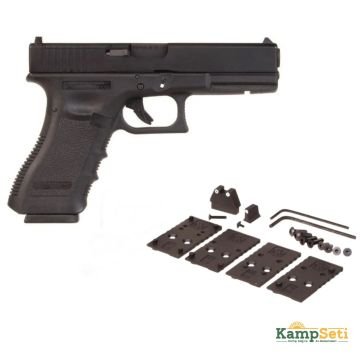 WE Glock 17 Gen3 MOS RMR GreenGas-Blowback Airsoft Tabanca(Reddot Ayaklı)
