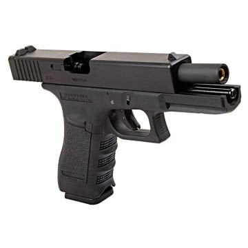 WE Glock 17 Gen5 GreenGas-Blowback Airsoft Tabanca 6mm Siyah