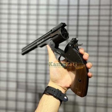ASG Schofield 6 inc Ağaç Kabze Toplu Havalı Tabanca Pellet