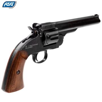 ASG Schofield 6 inc Ağaç Kabze Toplu Havalı Tabanca Pellet