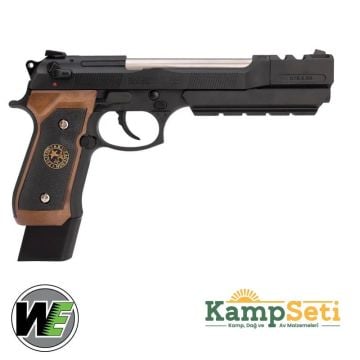 WE Samurai Edge M9 Airsoft GBB Airsoft Tabanca (Gümüş-Siyah)