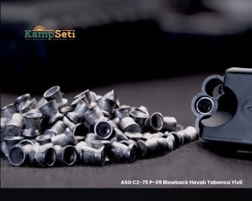 ASG CZ75 P-09 Duty Blowback Havalı Tabanca Yivli