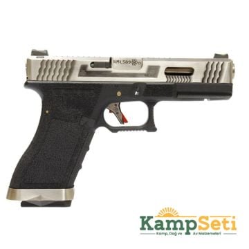 WE Glock 18 FullAuto T7 GreenGas-Blowback Airsoft Tabanca - Kamp Seti