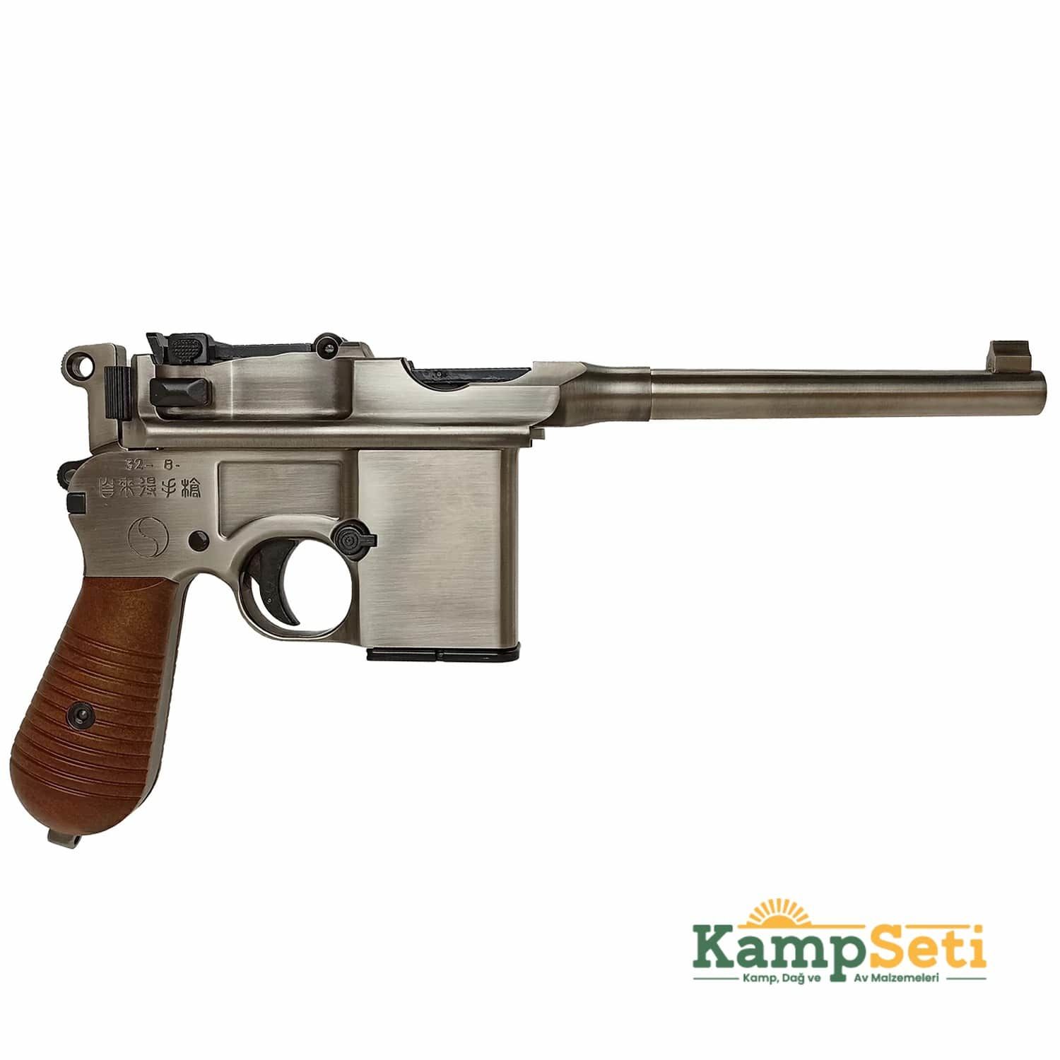 WE Mauser M712 Marking Green Gas-Blowback Airsoft Tabanca Gümüş
