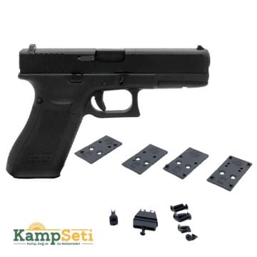WE Glock 17 Gen5 Mos RMR Green Gas-Blowback Airsoft Tabanca (Reddot Ayaklı)