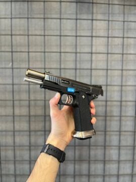 WE Hi-Capa T-rex Force 5.1 SV Full Metal Airsoft Tabanca Gümüş