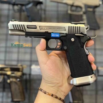 WE Hi-Capa T-rex Force 5.1 SV Full Metal Airsoft Tabanca Gümüş