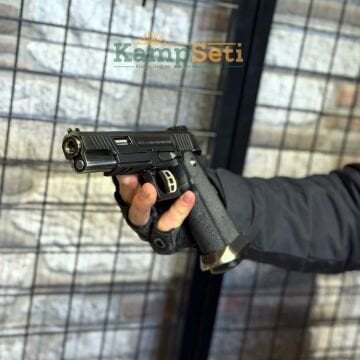 WE Hi-Capa T-rex Force 5.1 SV Full Metal Airsoft Tabanca Gümüş