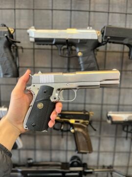 WE COLT 1911 Gümüş Blowback Airsoft Tabanca 6mm