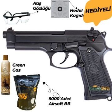 WE M92 Gen1 Beretta F92 Blowbackli Airsoft Tabanca