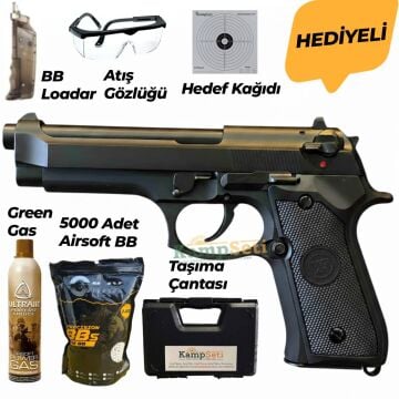 WE M92 Gen1 Beretta F92 Blowbackli Airsoft Tabanca