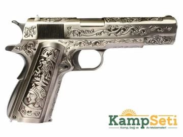 WE Colt 1911 ETCHED GBB Airsoft Tabanca Gravür İşlemeli