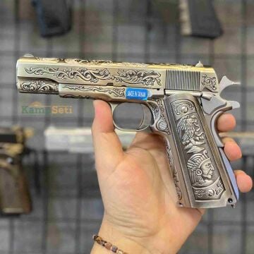 WE Colt 1911 ETCHED GBB Airsoft Tabanca Gravür İşlemeli