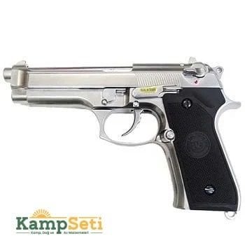 WE M92F Gümüş Full Metal Beretta Blowbackli Airsoft Tabanca