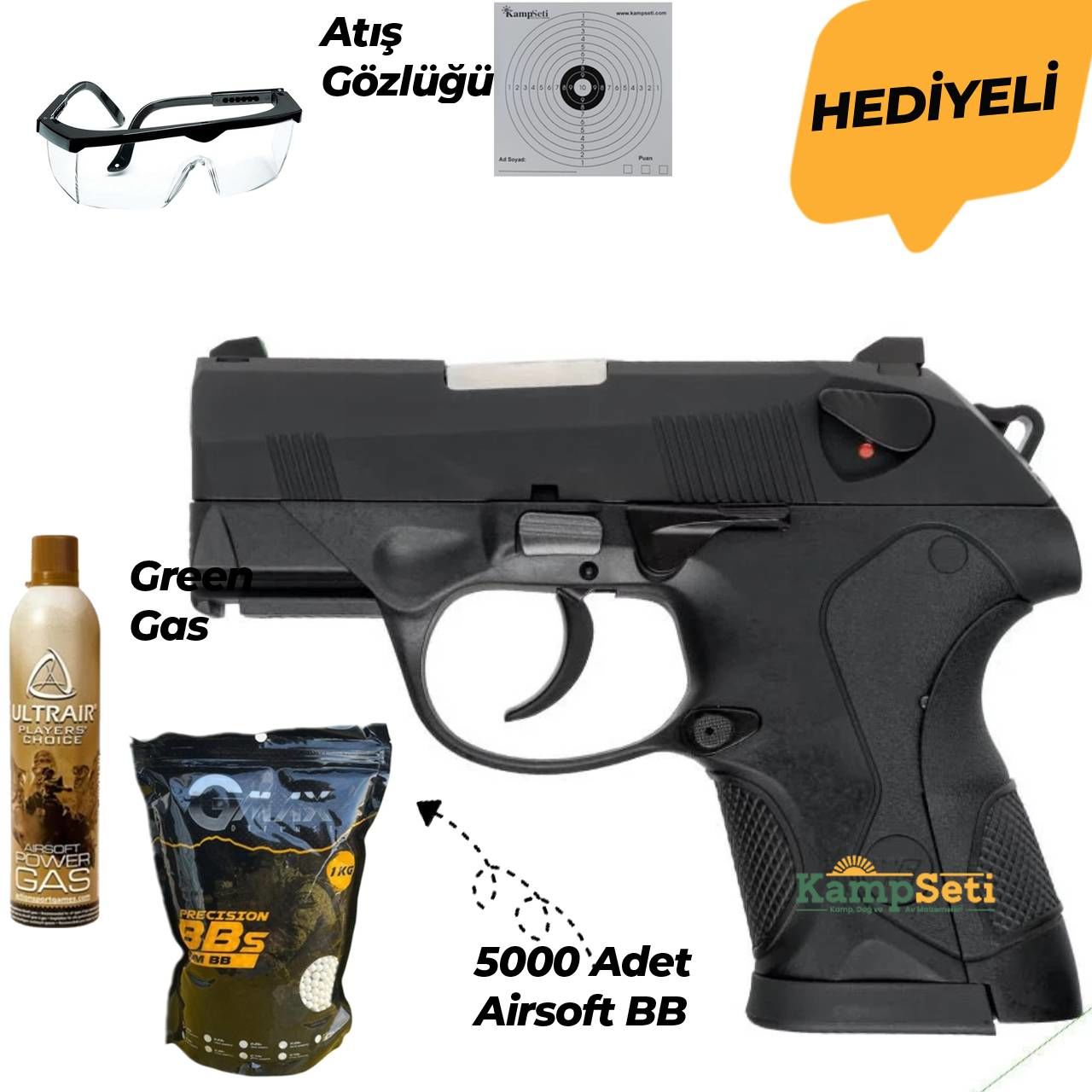 WE Bulldog PX4 Compact GBB Airsoft Tabanca