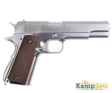 WE COLT 1911 Gümüş Blowback Airsoft Tabanca
