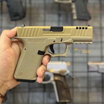 Cybergun Awcustom Vx9 1 Tan 6mm Blowback Airsoft Tabanca