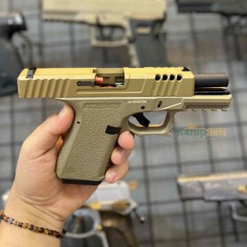 Cybergun Awcustom Vx9 1 Tan 6mm Blowback Airsoft Tabanca