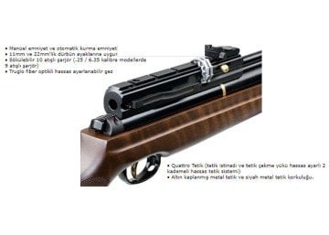 Hatsan AT44 WX 10 LONG LW PCP Havalı Tüfek